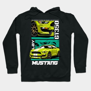 Green Mustang Hoodie